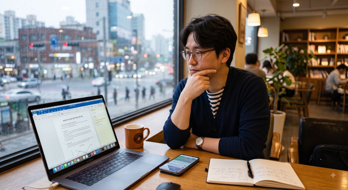 결정했는데 후회